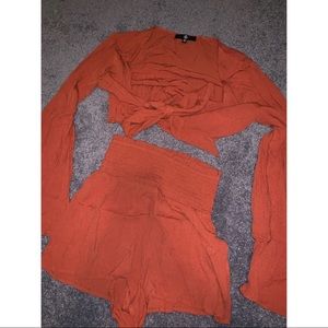 Missguided orange SET